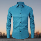Dominic - Men's Stretch Wrinkle-Resistant Button-Up Shirt