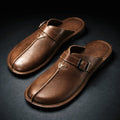Adriel - Men’s Casual Buckle Strap Backless Loafers