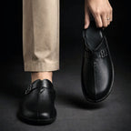 Adriel - Men’s Casual Buckle Strap Backless Loafers