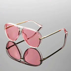 Airo - Thick Frame Gradient Aviator Sunglasses