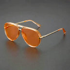 Airo - Thick Frame Gradient Aviator Sunglasses
