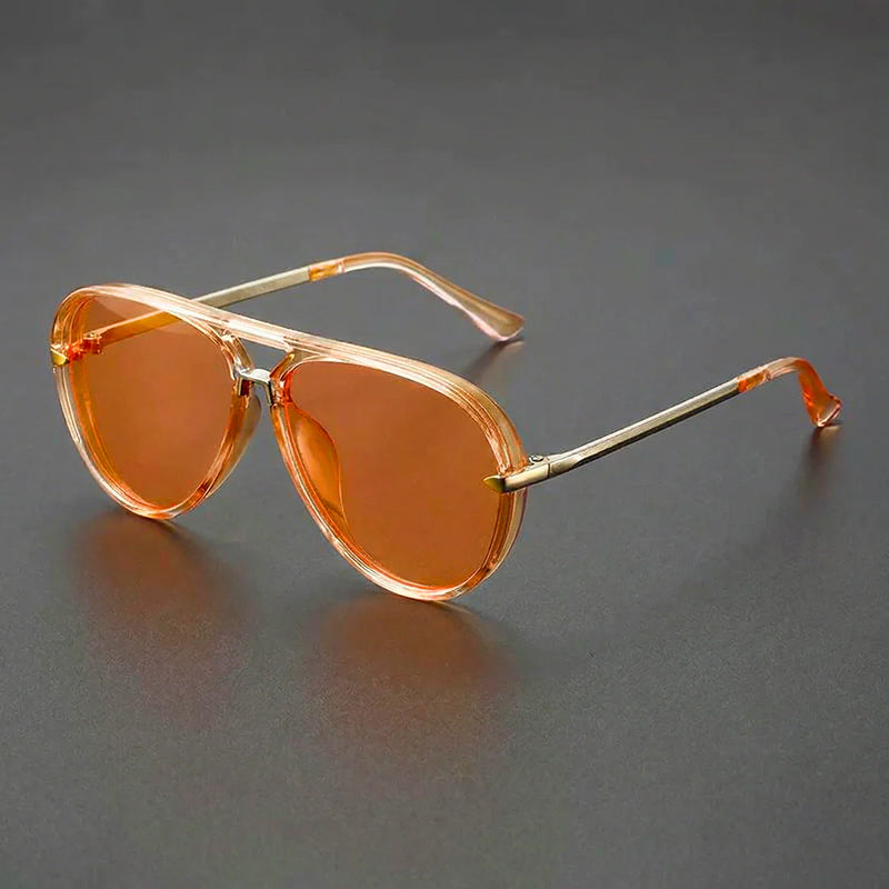 Airo - Thick Frame Gradient Aviator Sunglasses