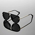 Airo - Thick Frame Gradient Aviator Sunglasses