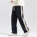 Alberto - Men's Metro Corduroy Wide-Leg Side-Stripe Pants