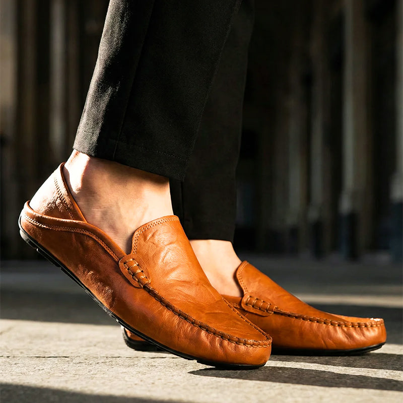 Alejandro - Men's Classic Slip-On Driving Loafers