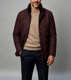 Alfie - Men's Quilted Stand Collar Lightweight Jacket