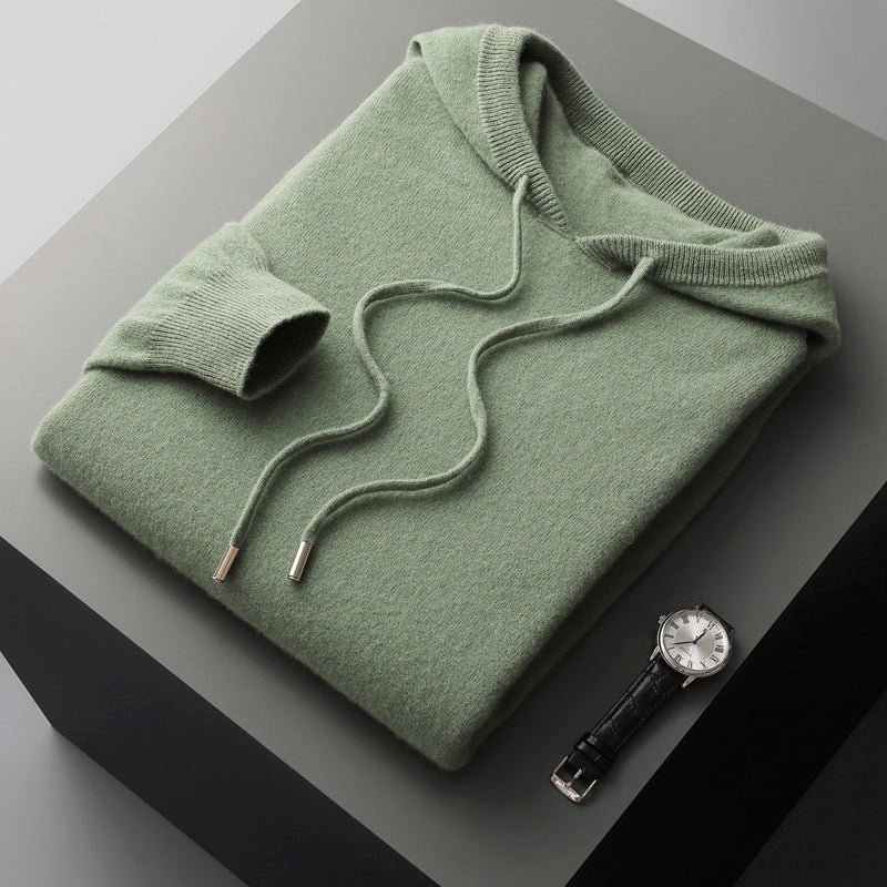 Alfred - Men's Premium Knit Hooded Sweater