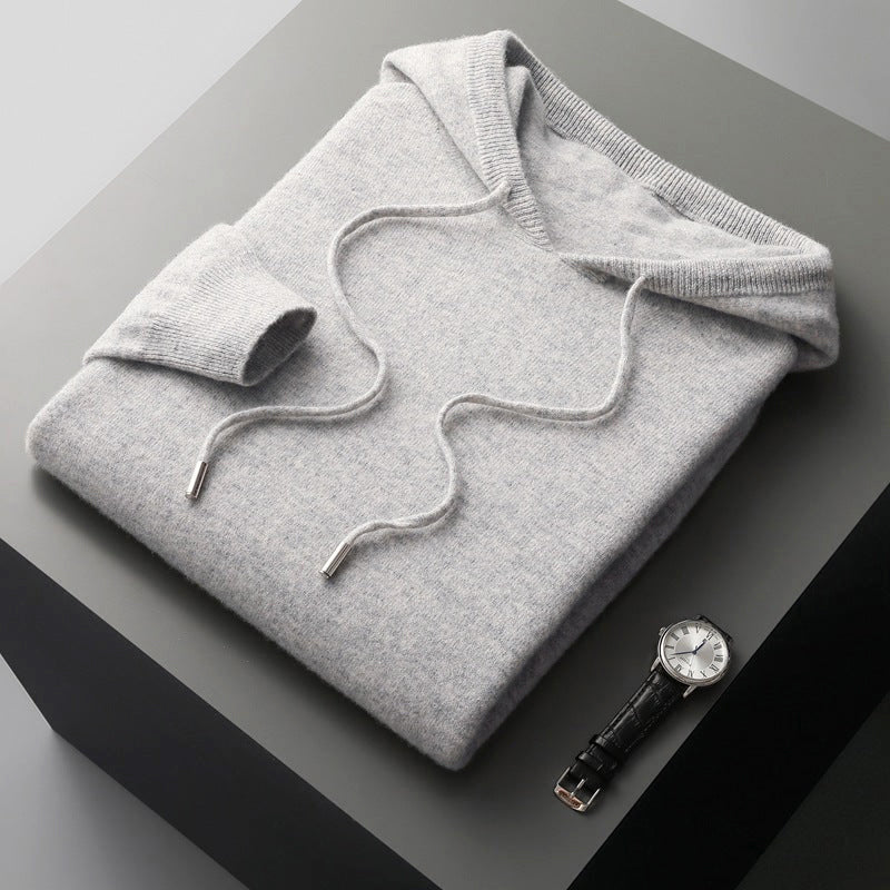 Alfred - Men's Premium Knit Hooded Sweater