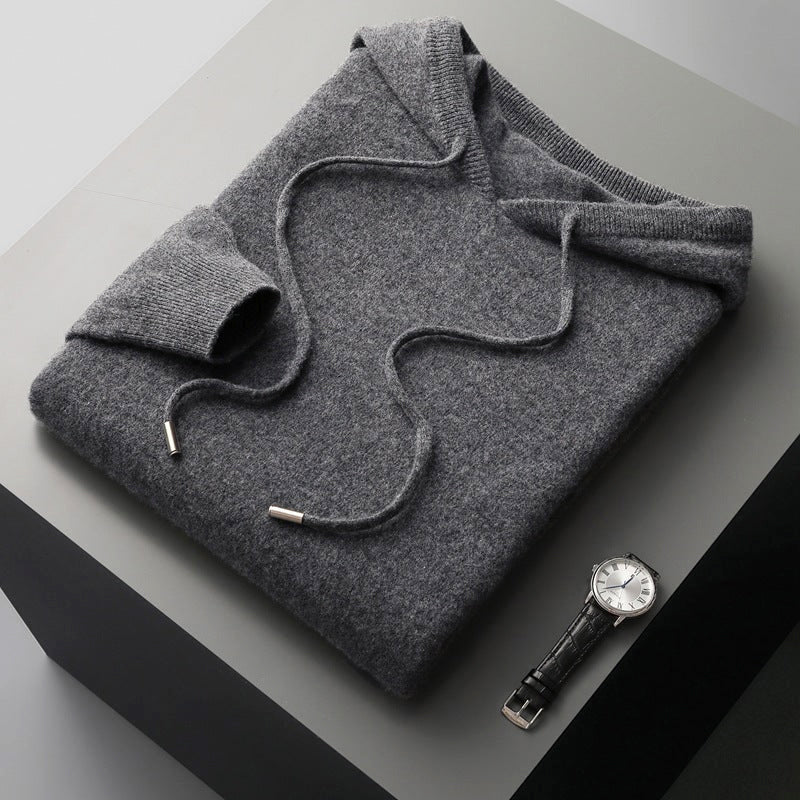 Alfred - Men's Premium Knit Hooded Sweater
