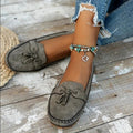Alice - Women’s Tassel Stitch Slip-On Loafers