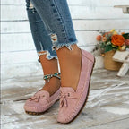 Alice - Women’s Tassel Stitch Slip-On Loafers