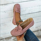 Alice - Women’s Tassel Stitch Slip-On Loafers