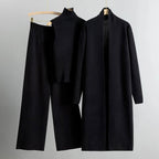 Andrea - Women's Knit Cardigan, Top & Pants Set