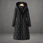 Anna - Women's Long Hooded Puffer Coat