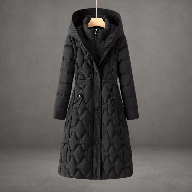 Anna - Women's Long Hooded Puffer Coat