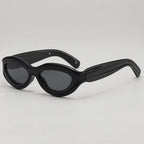 Apex - Retro Oval Frame Sunglasses