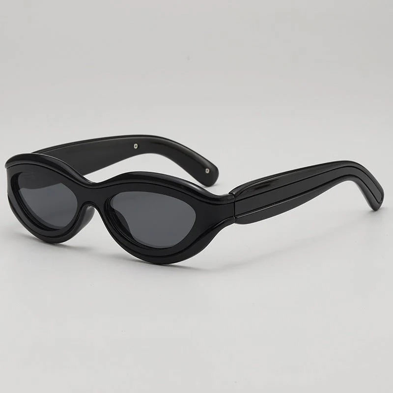 Apex - Retro Oval Frame Sunglasses
