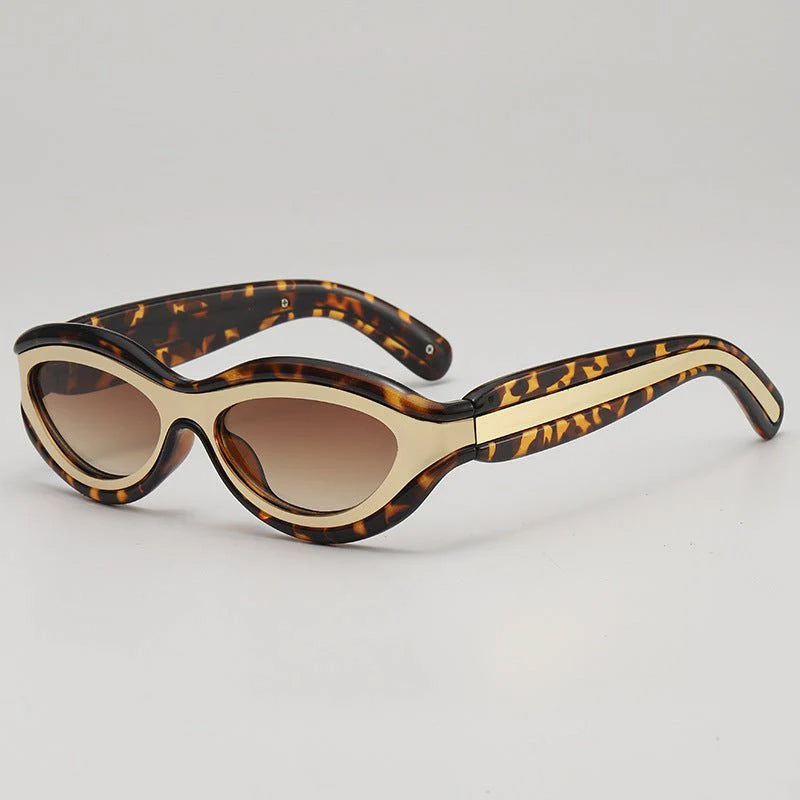 Apex - Retro Oval Frame Sunglasses