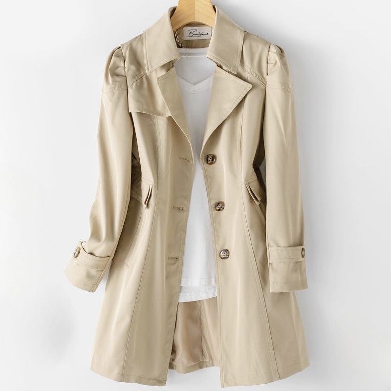 Ara - Women's Button-Front Trench Coat