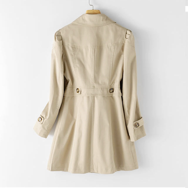 Ara - Women's Button-Front Trench Coat