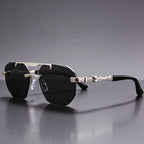 Arcane - Rimless Sunglasses with Metal Detail