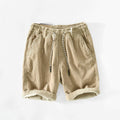 Asher - Men's Ribbed Corduroy Casual Shorts