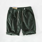 Asher - Men's Ribbed Corduroy Casual Shorts