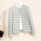 Ashley - Women's Horizontal Quilted Down Jacket