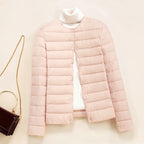 Ashley - Women's Horizontal Quilted Down Jacket