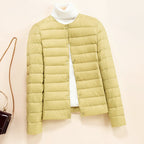 Ashley - Women's Horizontal Quilted Down Jacket