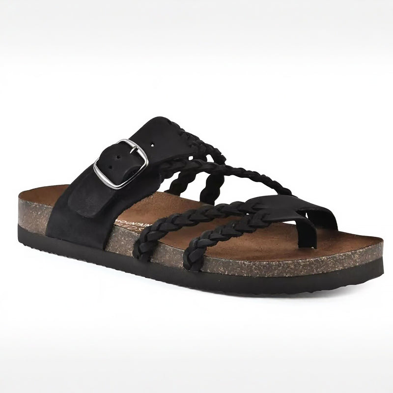 Athena - Women's Boho Multi-Braided Slide Sandals