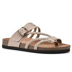 Athena - Women's Boho Multi-Braided Slide Sandals