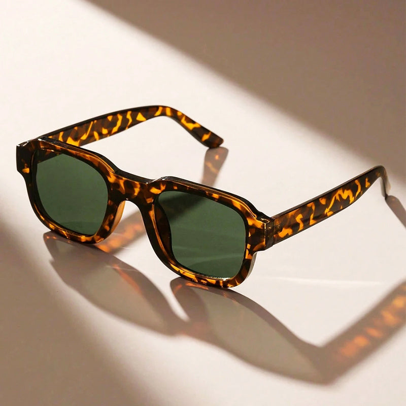 Atlas - Square Thick-Rimmed Retro Sunglasses