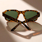Atlas - Square Thick-Rimmed Retro Sunglasses