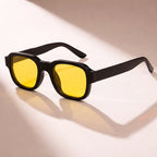 Atlas - Square Thick-Rimmed Retro Sunglasses