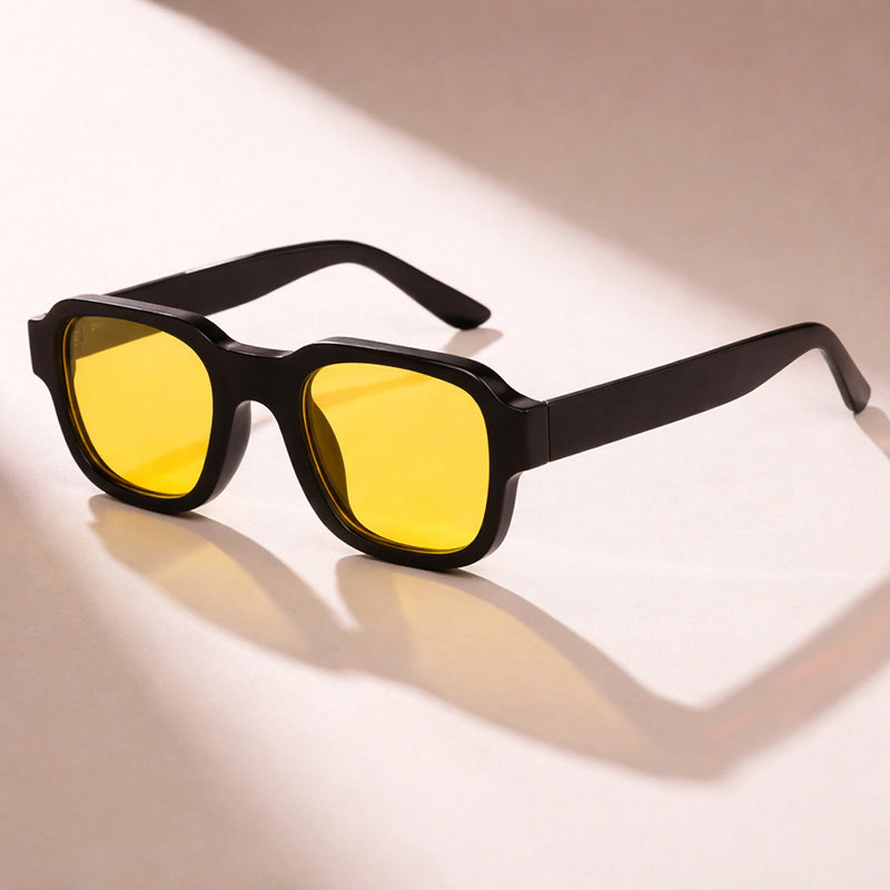 Atlas - Square Thick-Rimmed Retro Sunglasses