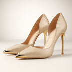 Ava - Women's Floral Jacquard Pointed Toe Stiletto Heels