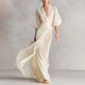 Beatrice - Women’s Sheer Chiffon Wrap Maxi Dress