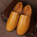 Beckett - Men's Moc-Toe Leather Loafers