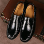 Beckett - Men's Moc-Toe Leather Loafers