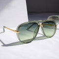Bellaro - Thick Frame Aviator Sunglasses