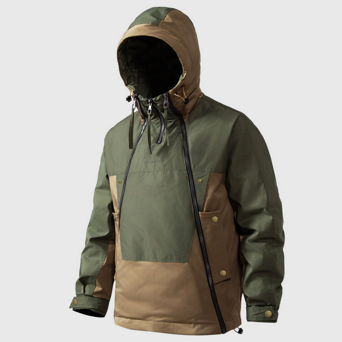 Benny - Men's Multi-Zip Hooded Down Anorak Jacket