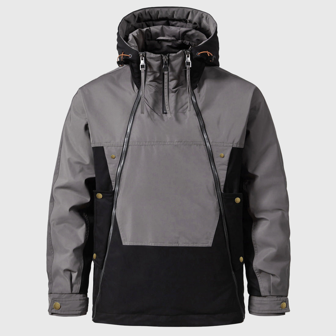 Benny - Men's Multi-Zip Hooded Down Anorak Jacket