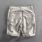 Bradley - Men's Coastal Linen Straight-Leg Shorts