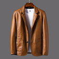Bradley - Men's Faux Leather Blazer Jacket