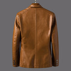 Bradley - Men's Faux Leather Blazer Jacket