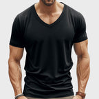 Brandon - Men's Deep V-Neck Slim Fit T-Shirt