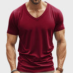 Brandon - Men's Deep V-Neck Slim Fit T-Shirt