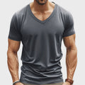 Brandon - Men's Deep V-Neck Slim Fit T-Shirt