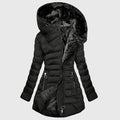 Brooke - Women's Plush-Lined Hooded Long Puffer Coat